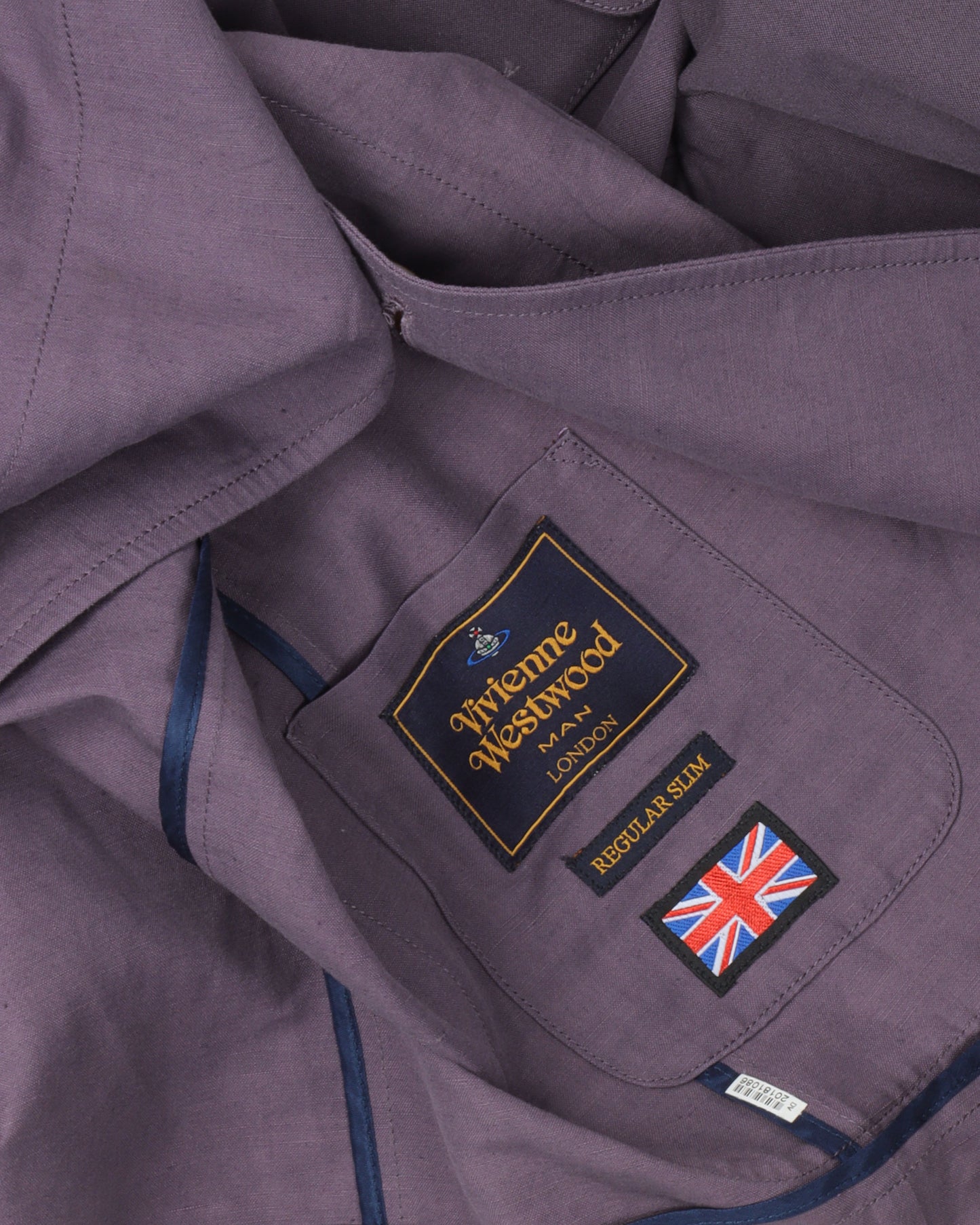 Two-Tone Patch Pocket Blazer with Rock Pins