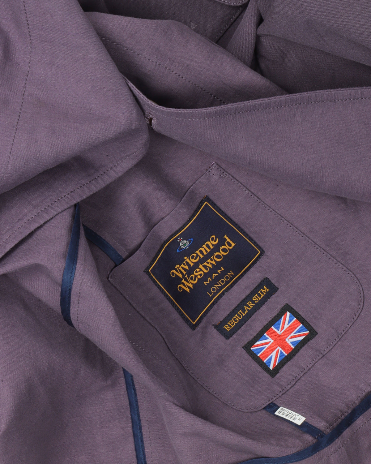 Two-Tone Patch Pocket Blazer with Rock Pins