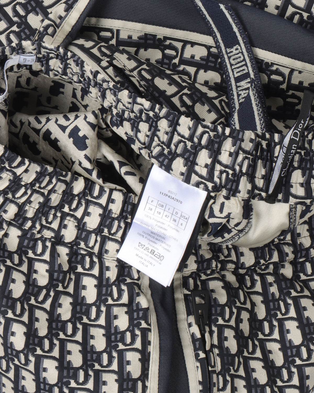 Oblique Monogram Side Stripe Jogger Pants