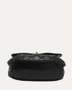 Crumpled Medium Coco Pleats Messenger Flap Bag