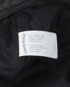 Cross Patch Leather Pants