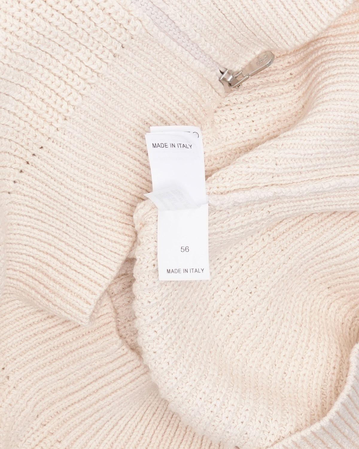 Ribbed Zip Up Sweater