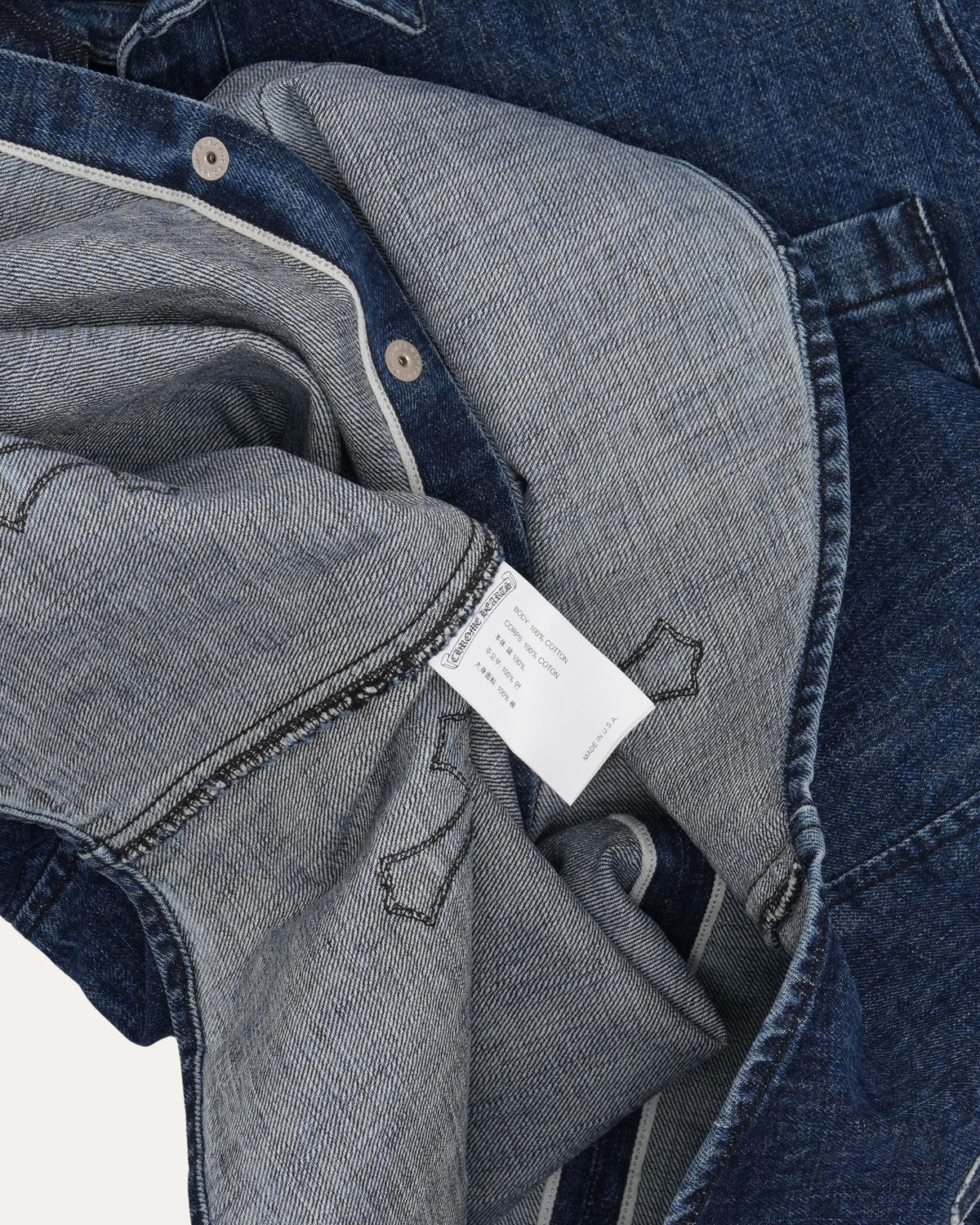 Denim Cross Patch Shirt