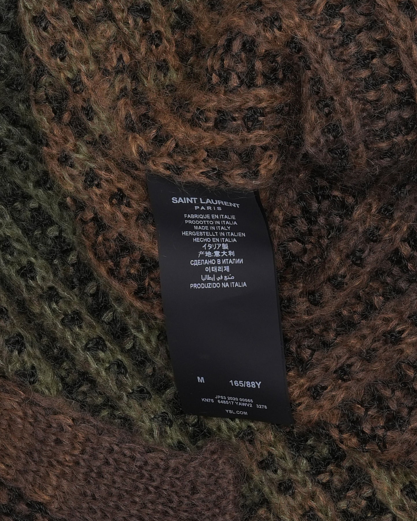 Gradient Hooded Cardigan Sweater