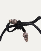 Cross Pendant w/ Braided Leather Necklace