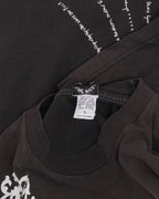 Vintage Multi Dagger Poem Cross Pocket T-Shirt