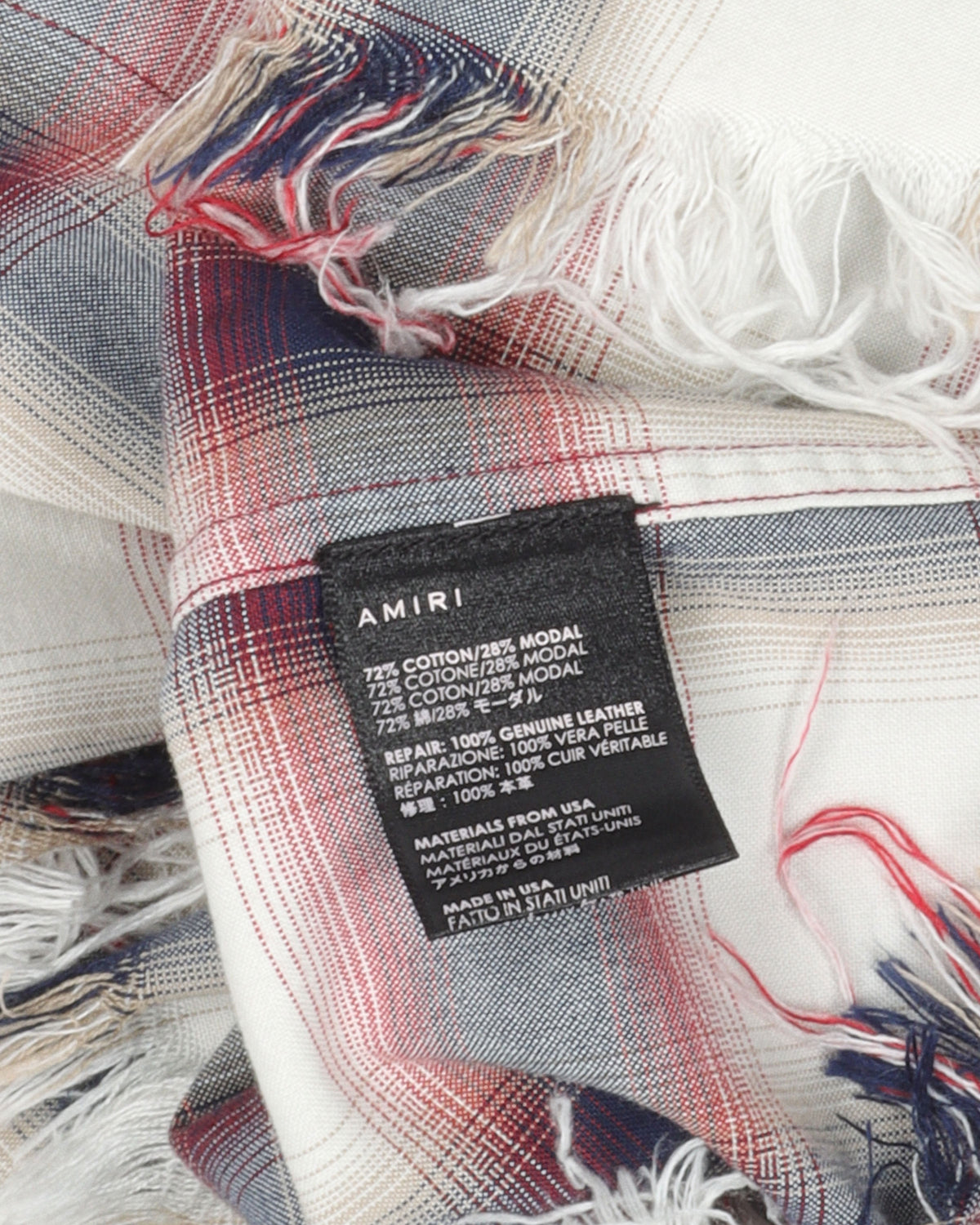 Logo Plaid Pocket Shirt