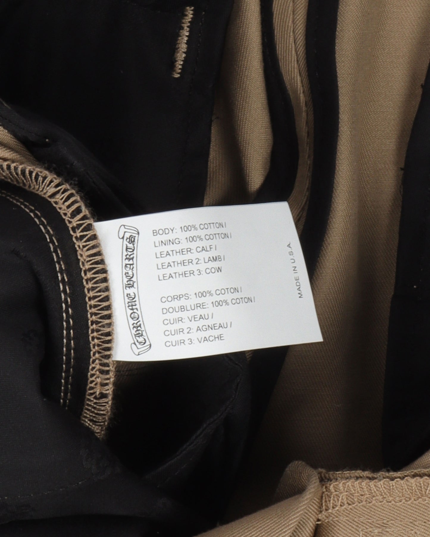 Cross Patch Chino Pants