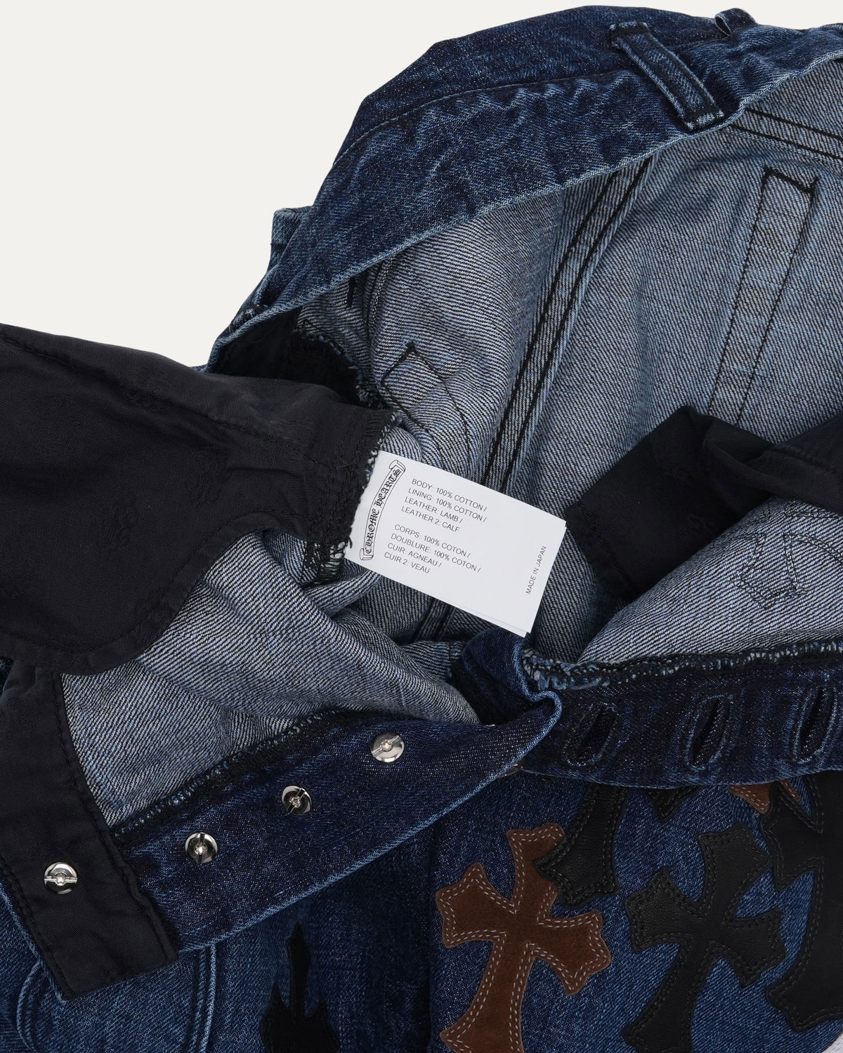 Turbo Diesel Cross Patch Fleur Knee Jeans