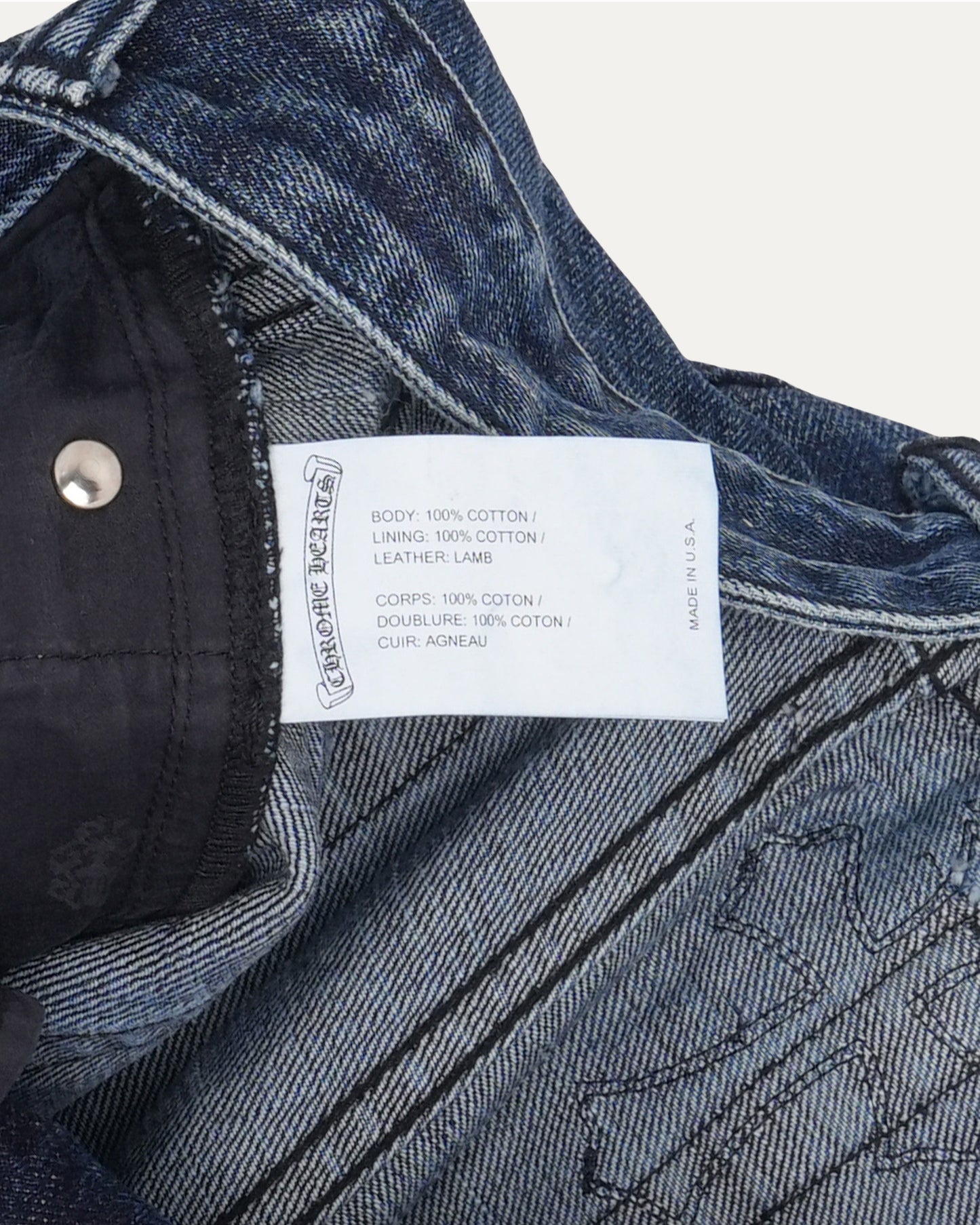 Cross Patch Turbo Diesel Cut Off Jean Shorts