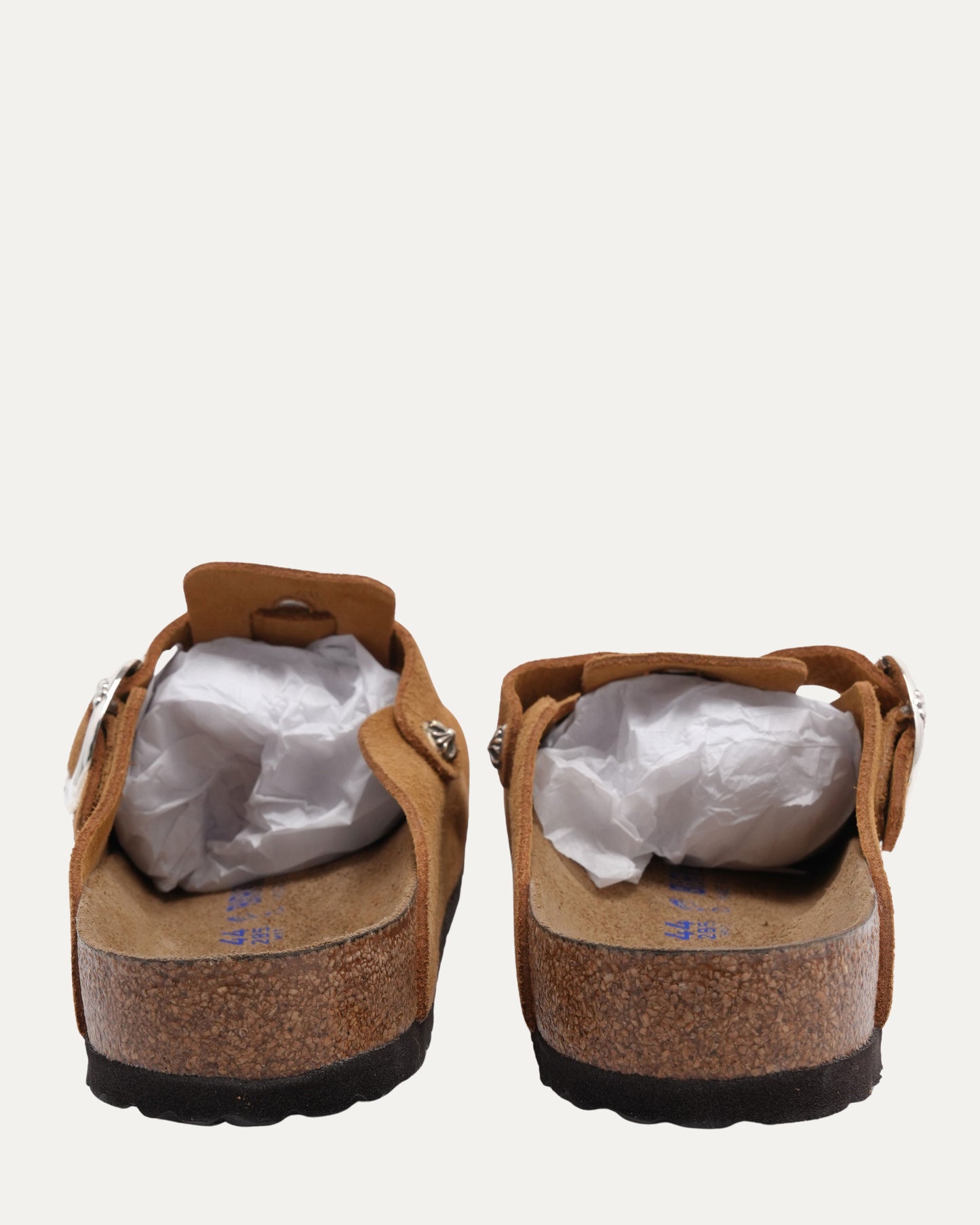 Dagger Embellished Birkenstock Boston Suede Mule