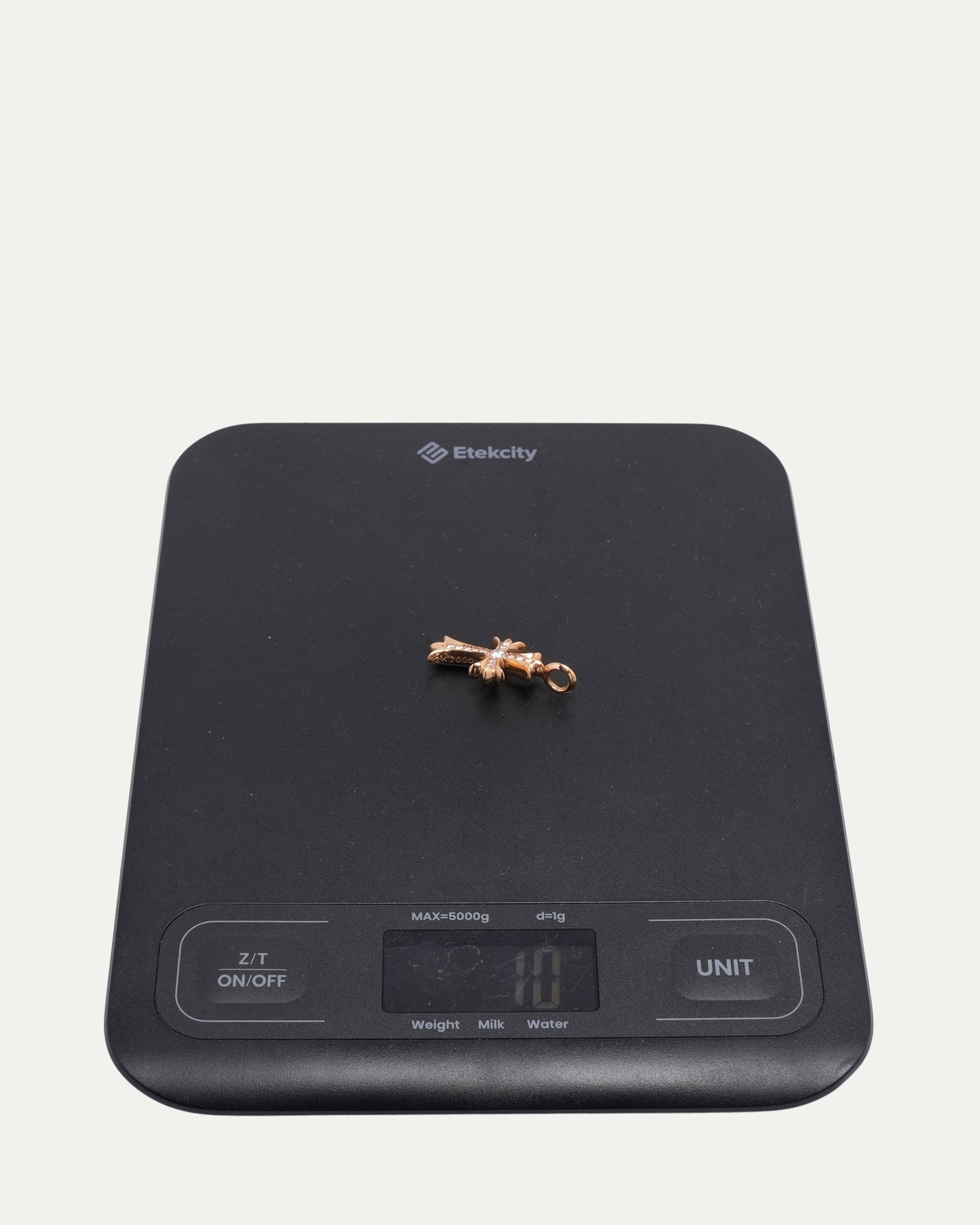 Diamond Gold Tiny Fat Pendant