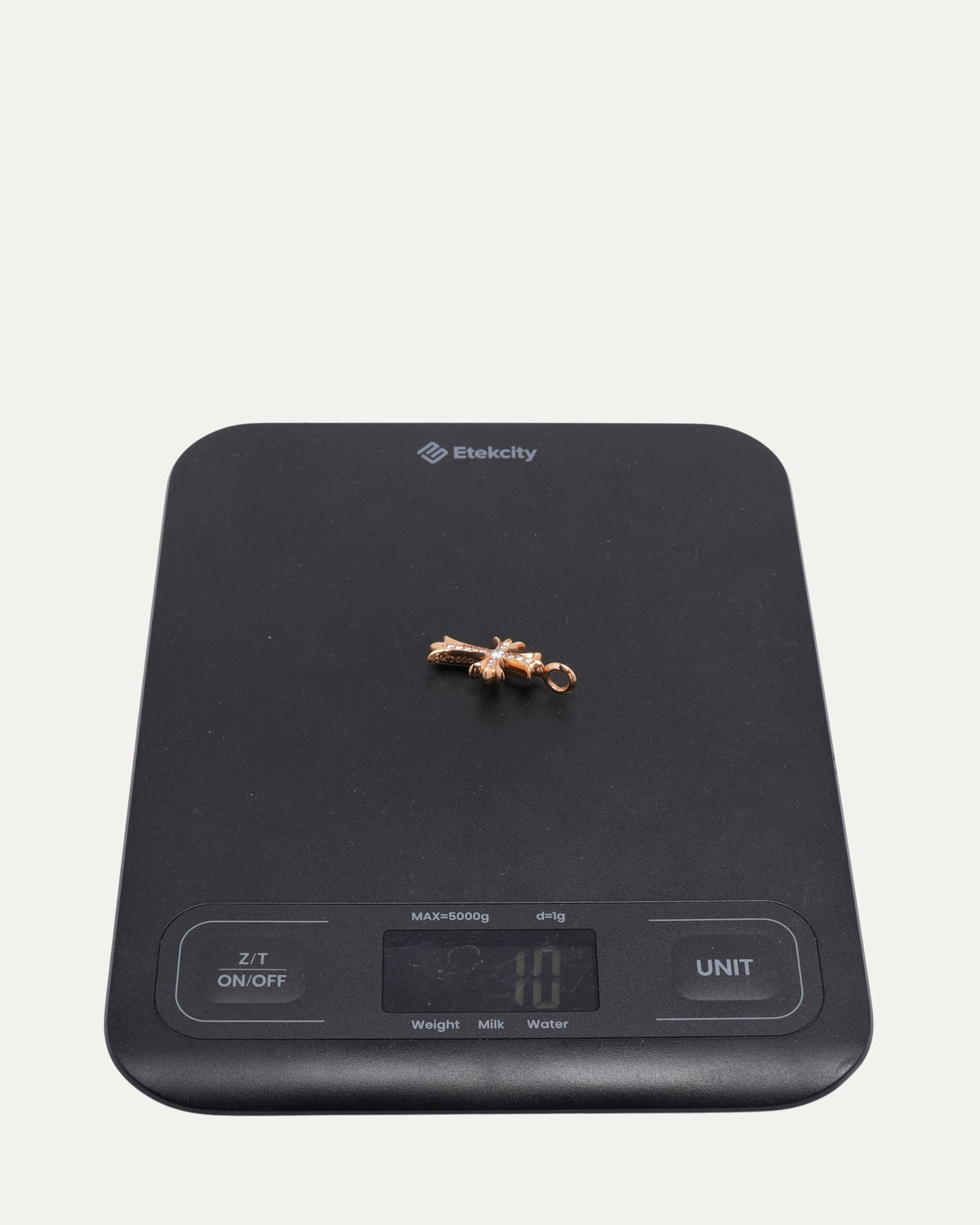 Diamond Gold Tiny Fat Pendant