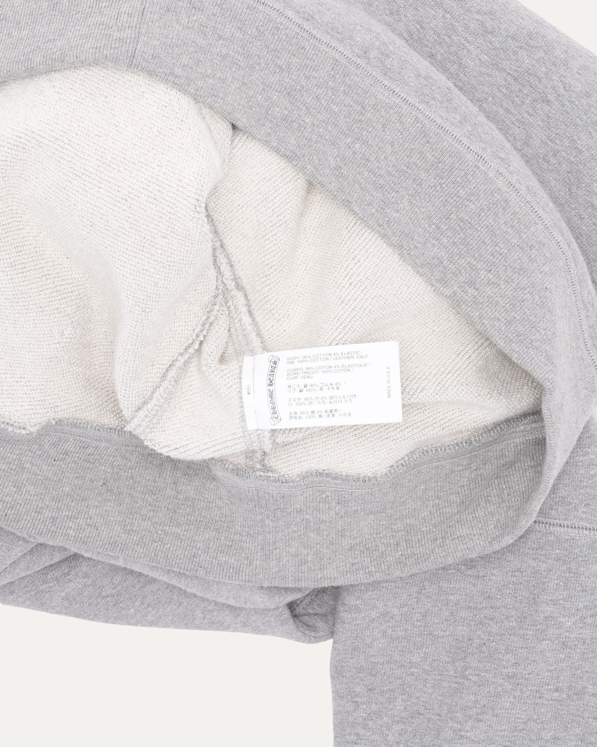 Plus Cross Patch Zip Up Hoodie