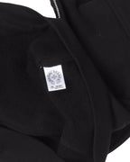 Vintage Cross Patch Sleeveless Zip-Up Hoodie