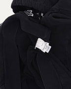 Stencil Sleeve Horseshoe Logo Hoodie