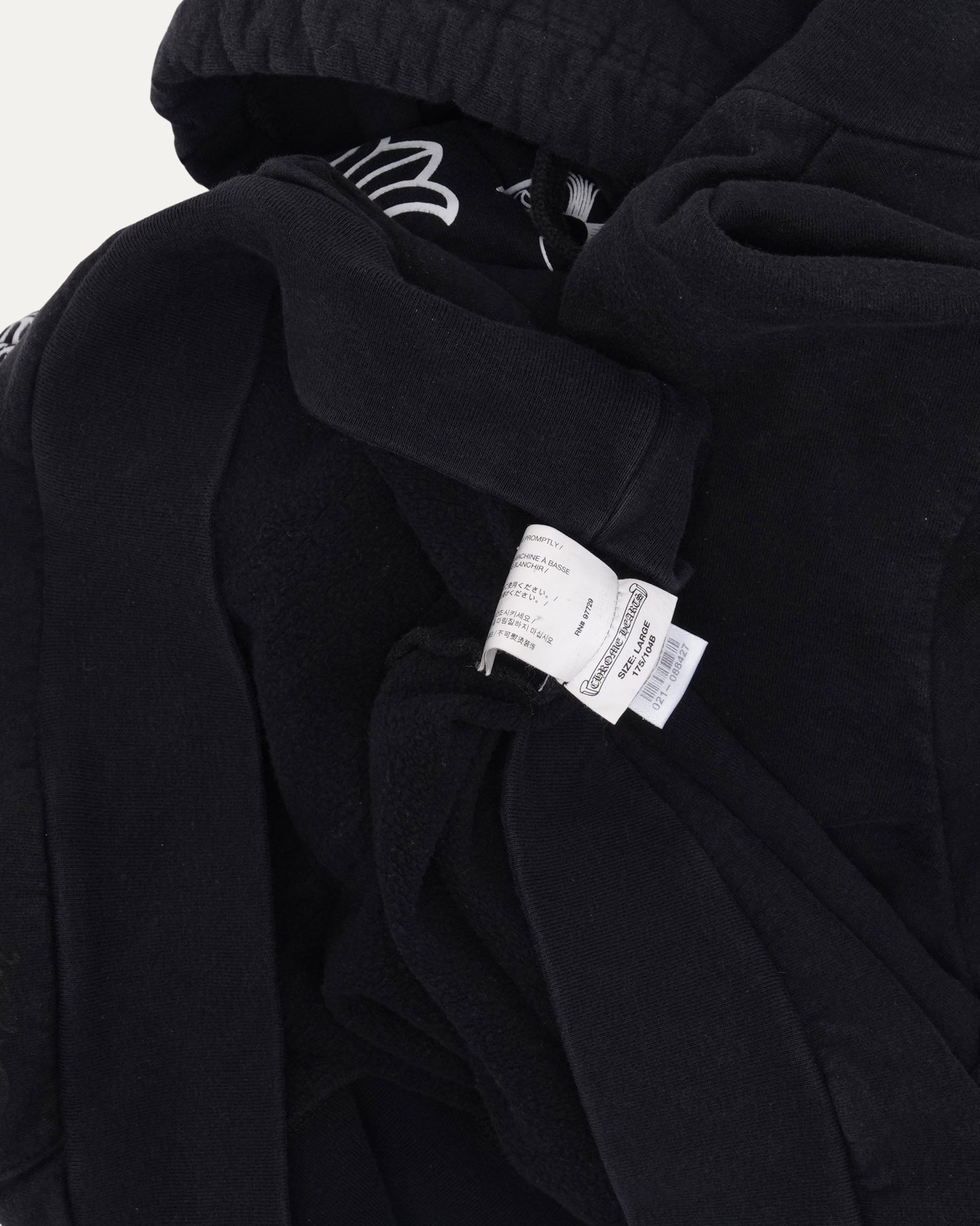 Stencil Sleeve Horseshoe Logo Hoodie