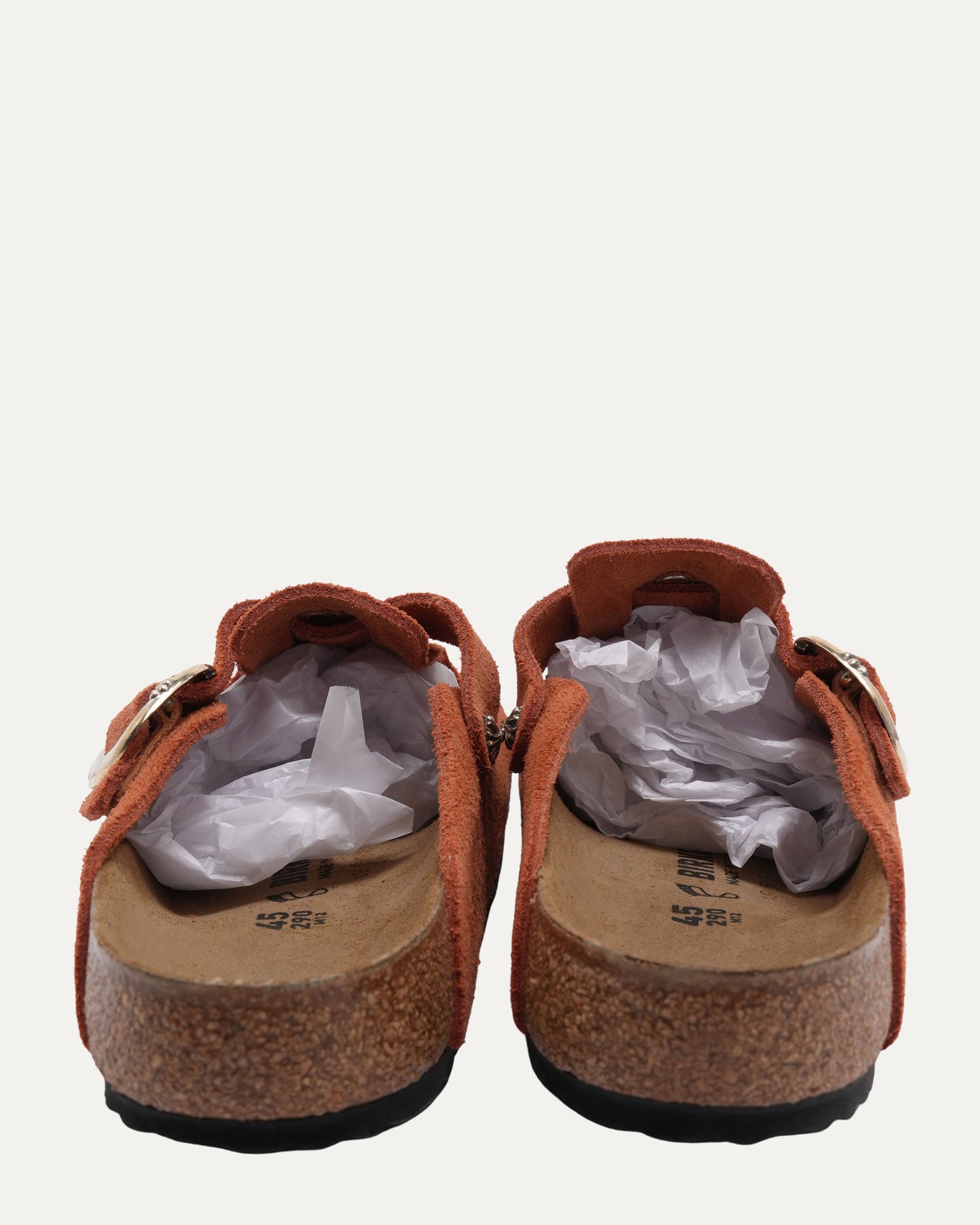 Dagger Embellished Birkenstock Boston Suede Mule