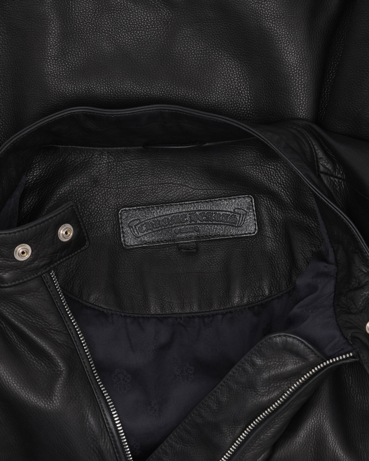 Fleur Piping Leather Jacket