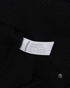 Cross Patch Knit Quarter Zip Sweater