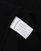 Cross Patch Cashmere Quarter Zip Sweater