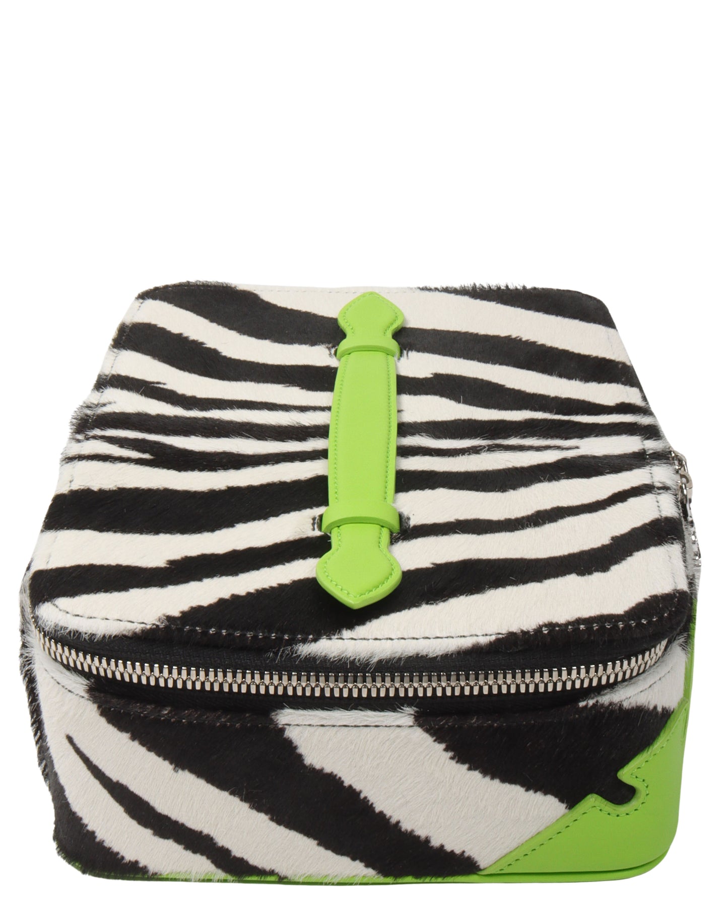 Leather & Pony Hair Jewelry Case