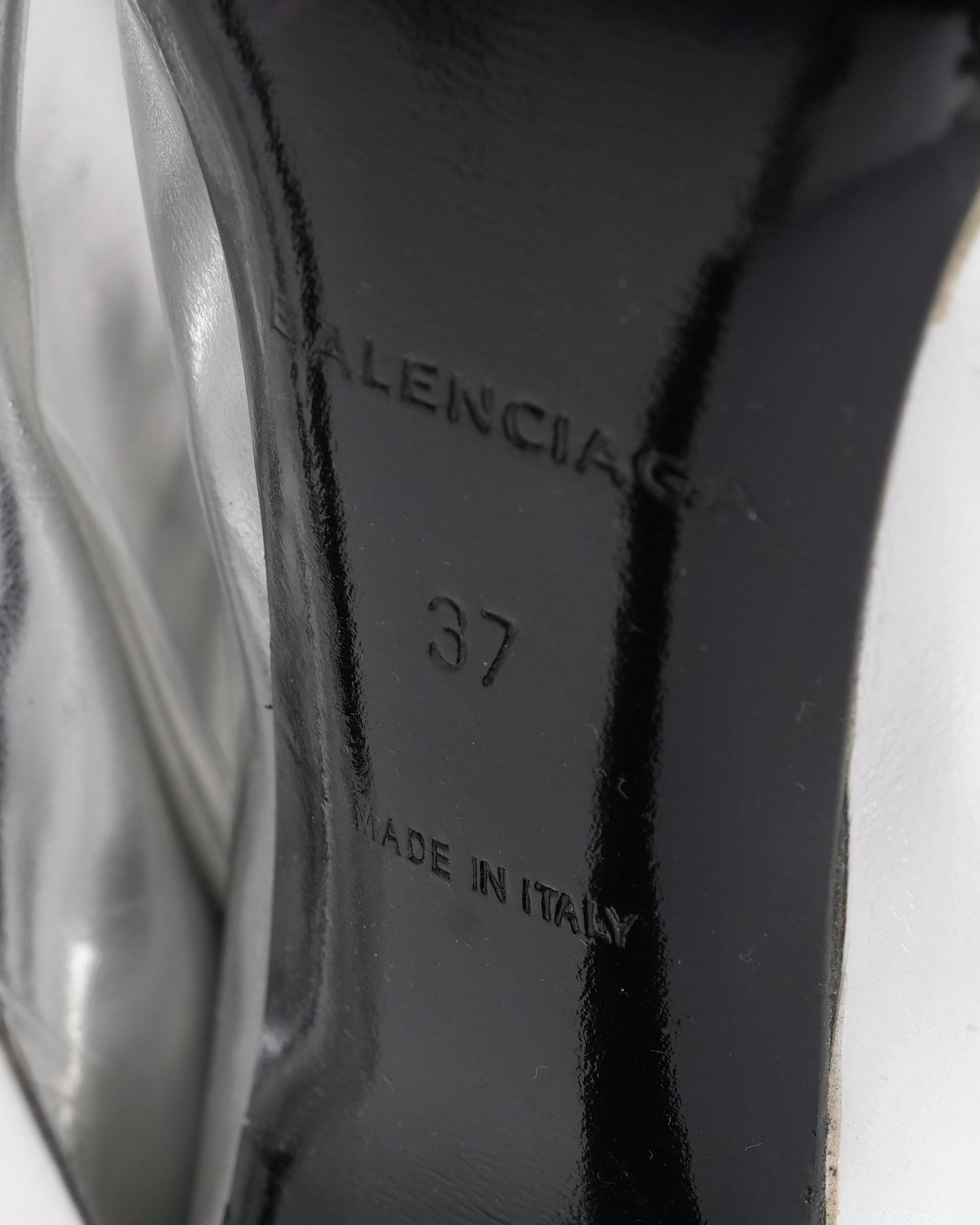 Metallic Knee High Heeled Boots