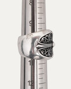 Oval Cross Ring