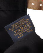 Leather Monogram Baseball Hat