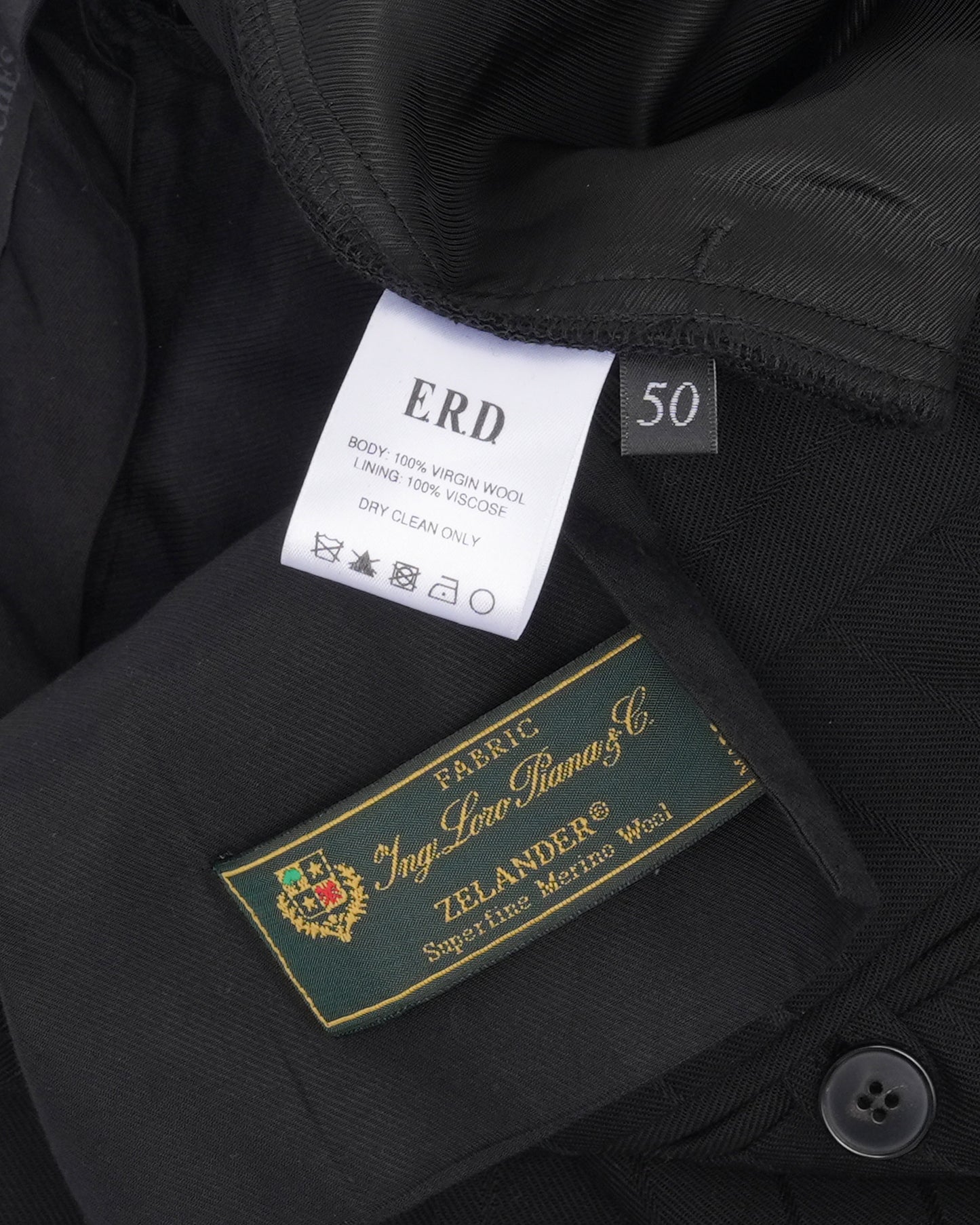 Virgin Wool Pleated Trousers