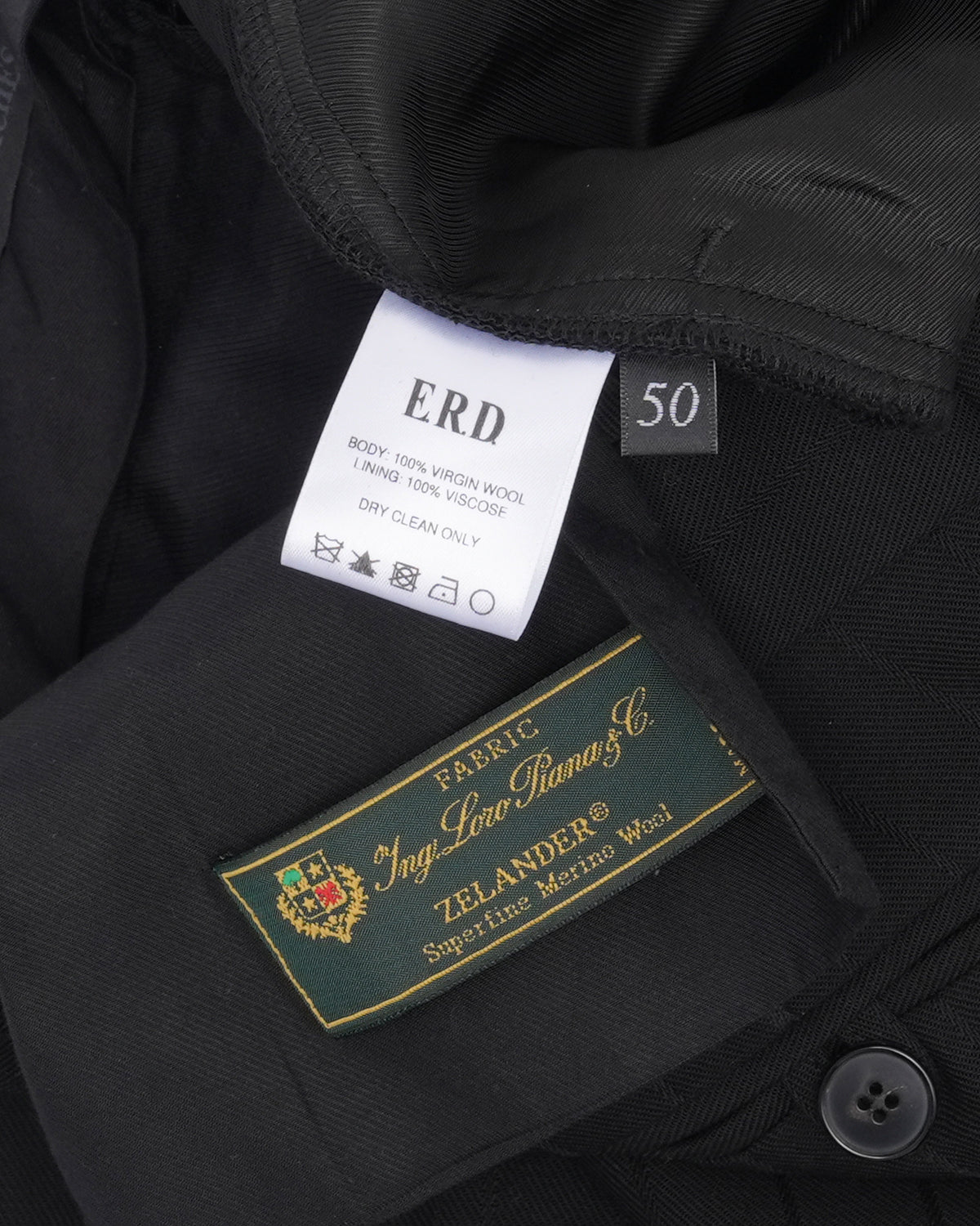 Virgin Wool Pleated Trousers