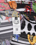 Pleated Sea Life Printed Pants