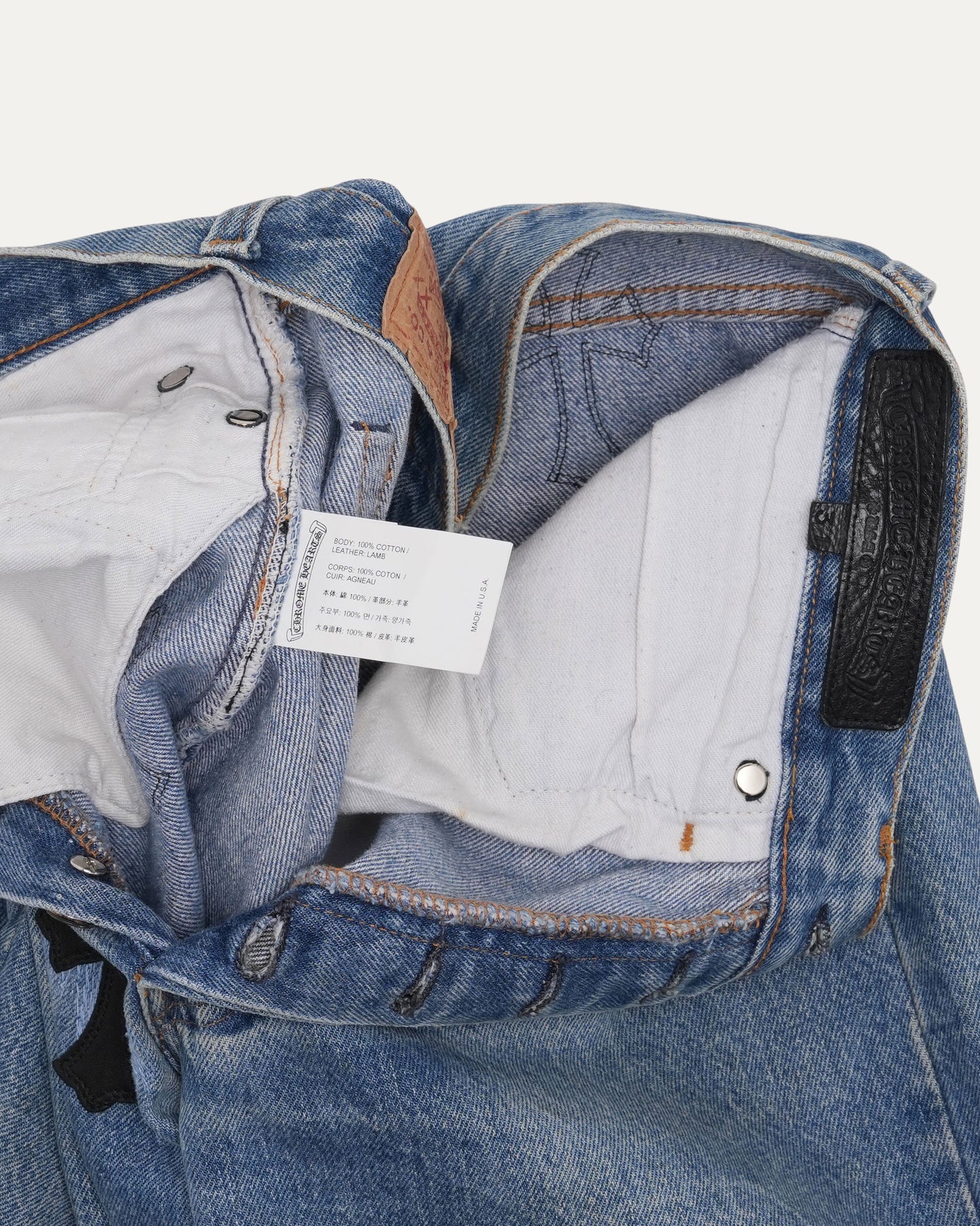 Levi's 501 Cross Patch Jeans