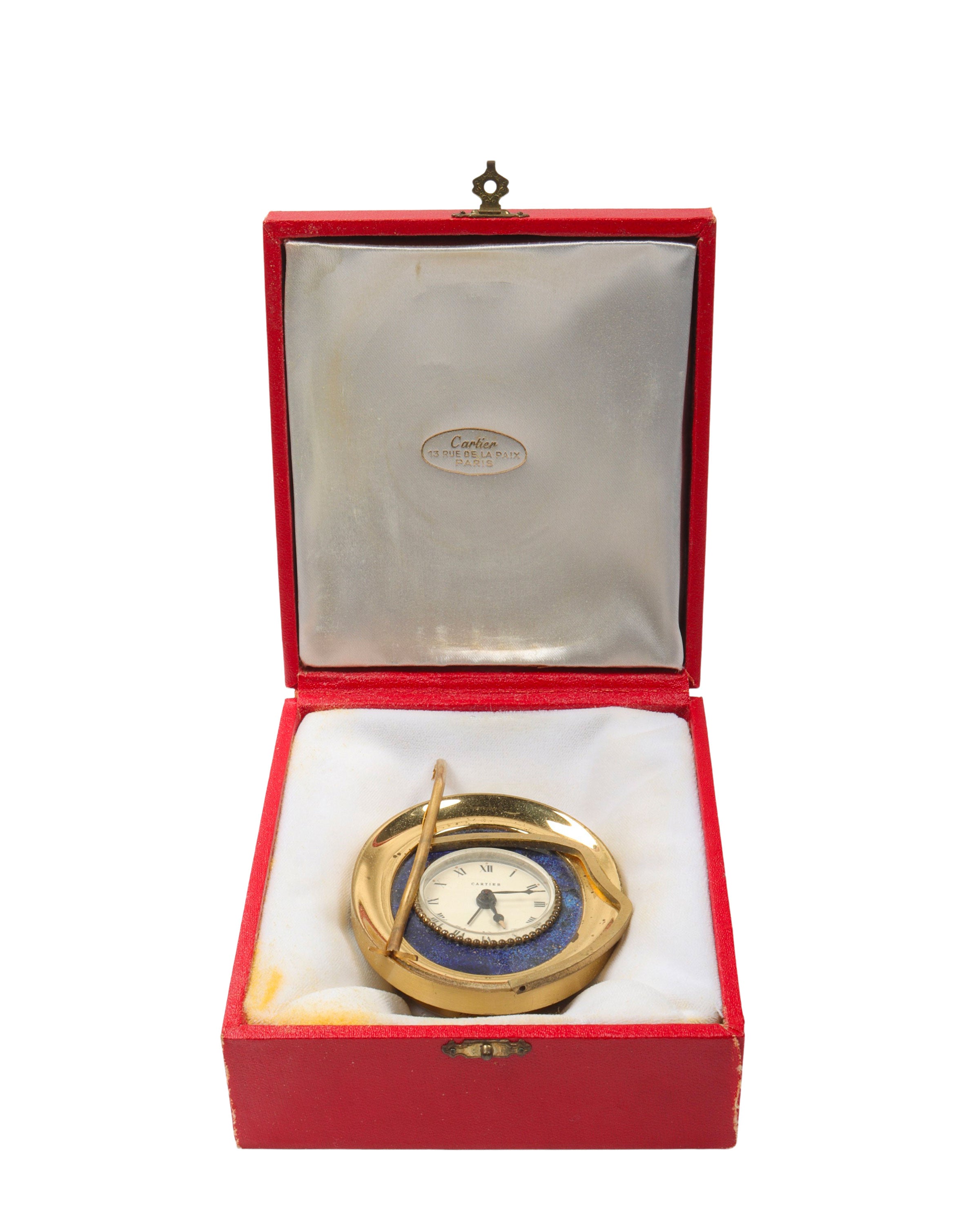 Lapis Reed Cartier Lapis Lazuli Travel Alarm Clock – Justin Reed