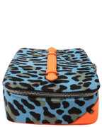 St Barth Leather & Pony Hair Jewelry Case