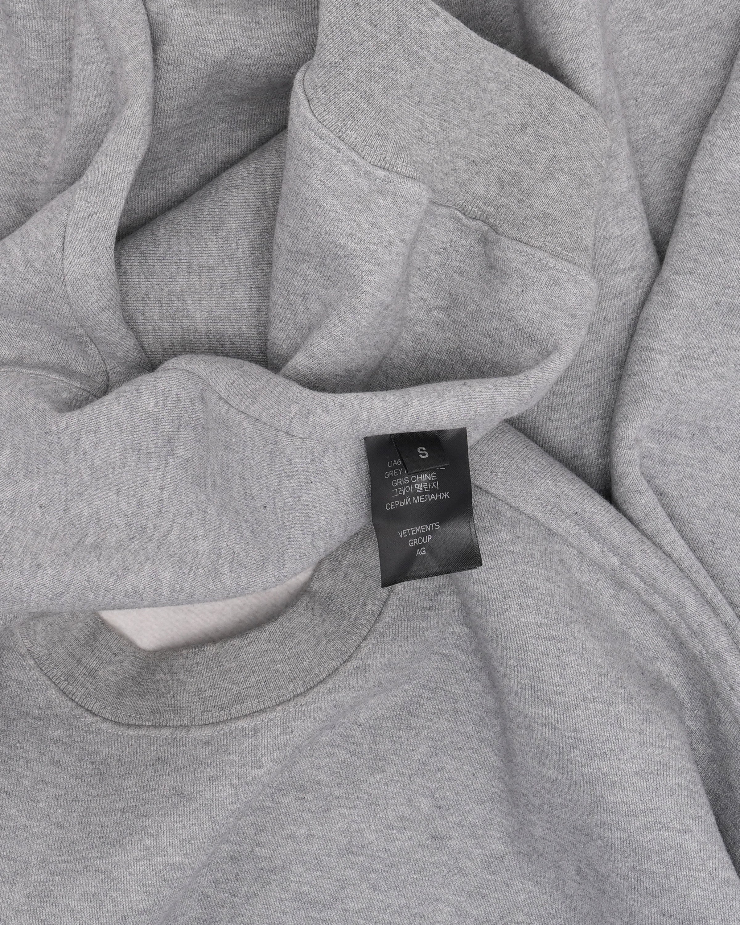 Vetements Oversized Crewneck Sweatshirt – Justin Reed