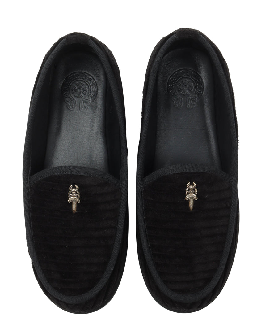 Corduroy Dagger Loafers