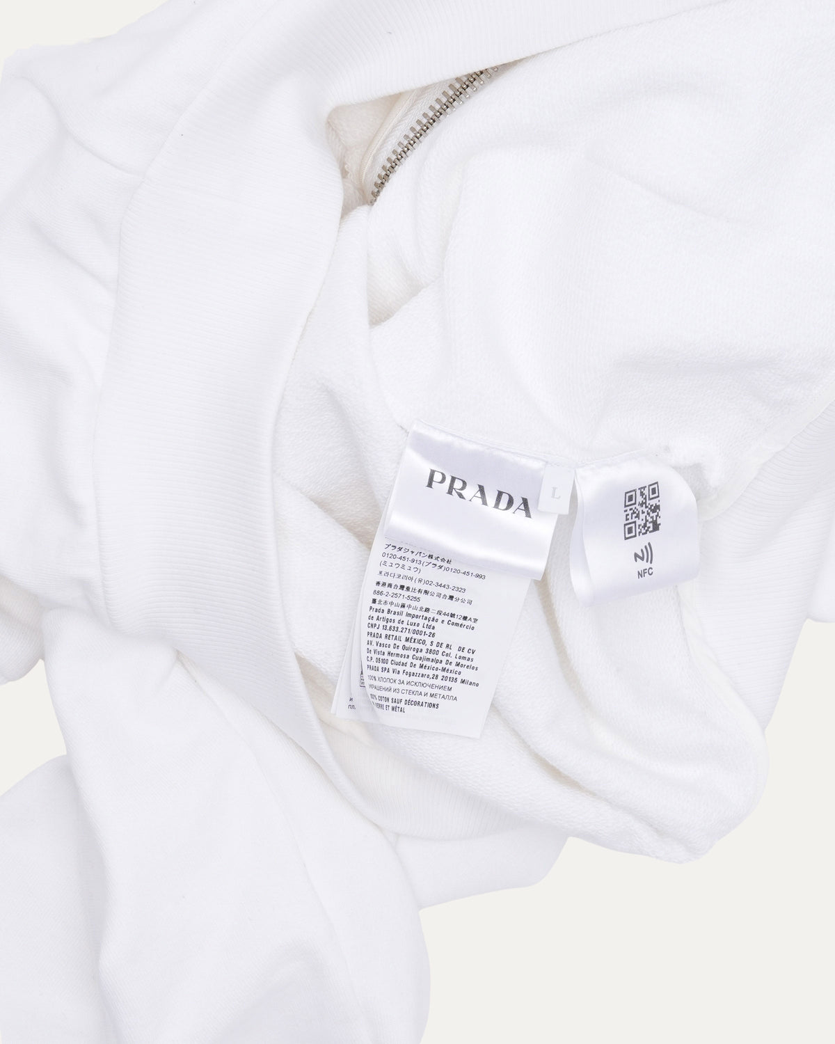Runway Crystal Zip Up Hoodie