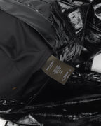 Shiny Faux Leather Pants
