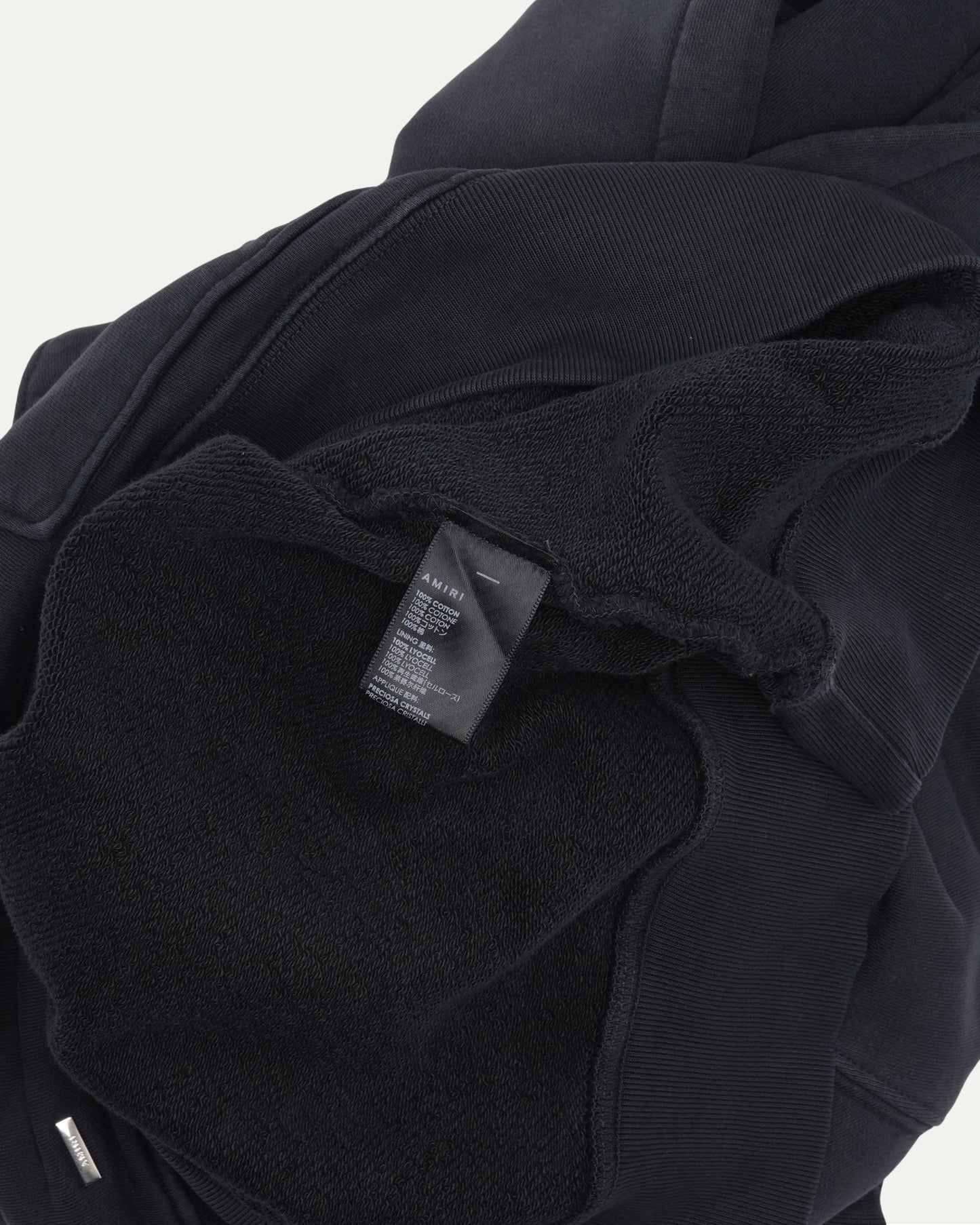 Crystal Embellished Logo Hoodie