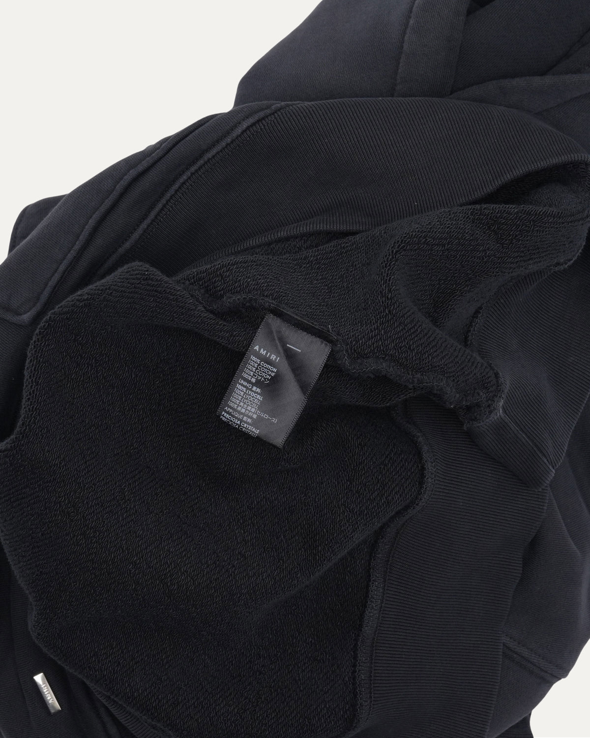 Crystal Embellished Logo Hoodie