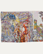 "In the Land of the Dead, Stepping on the Tail of a Rainbow" Silk Scarf