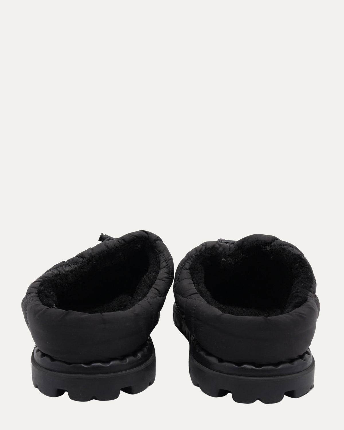 Quilted Nylon Puffer Sandal