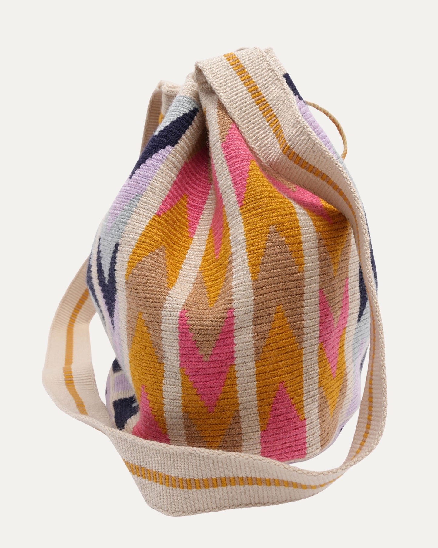 Guanabana Silver Embellished Star Patch Bucket Bag