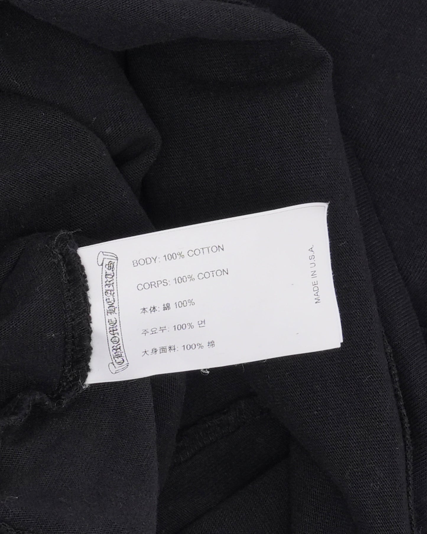 Embroidered Eyechart Logo Pocket Long Sleeve T-Shirt