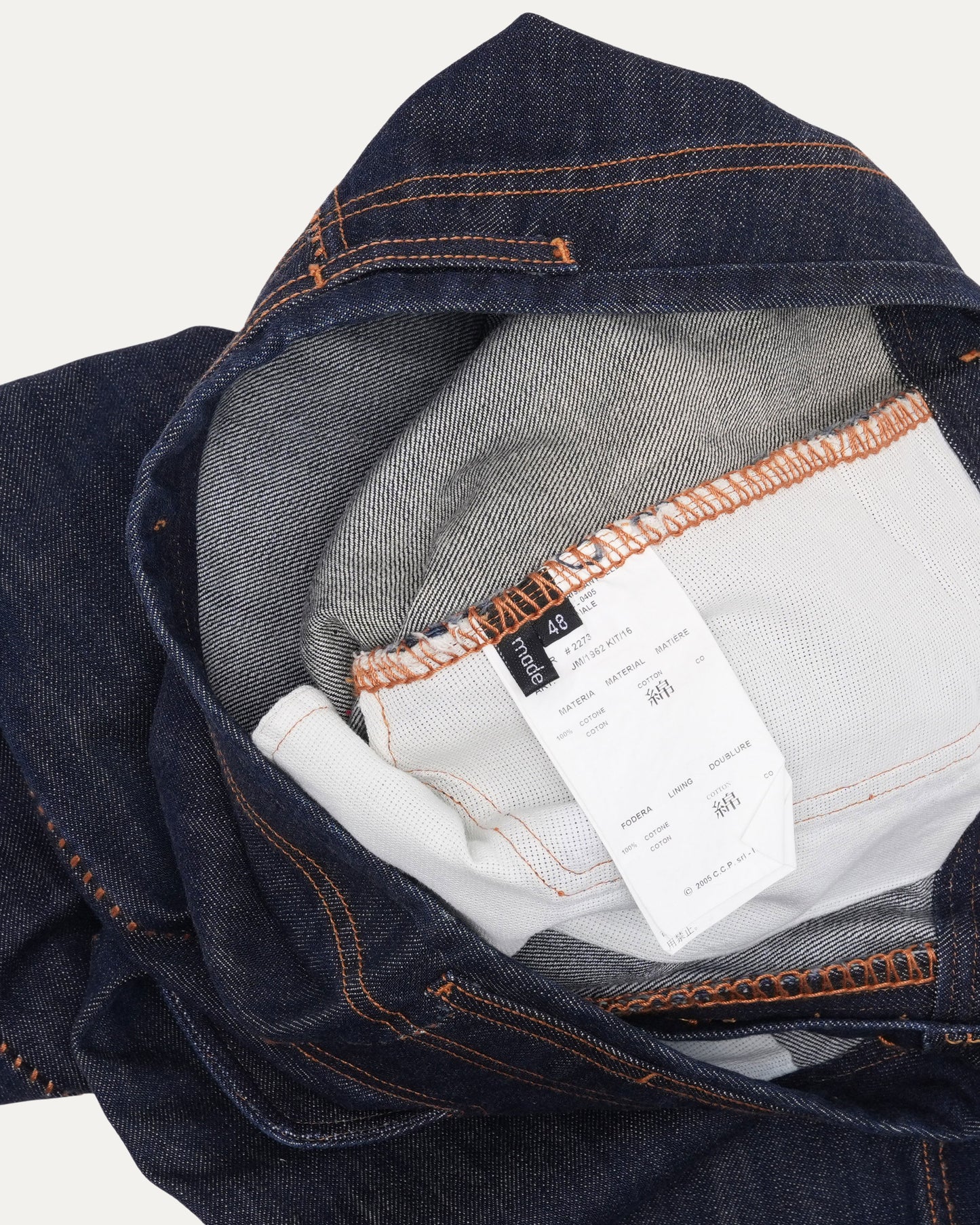 JM/1962 KIT/16 Overlock Indigo Jeans