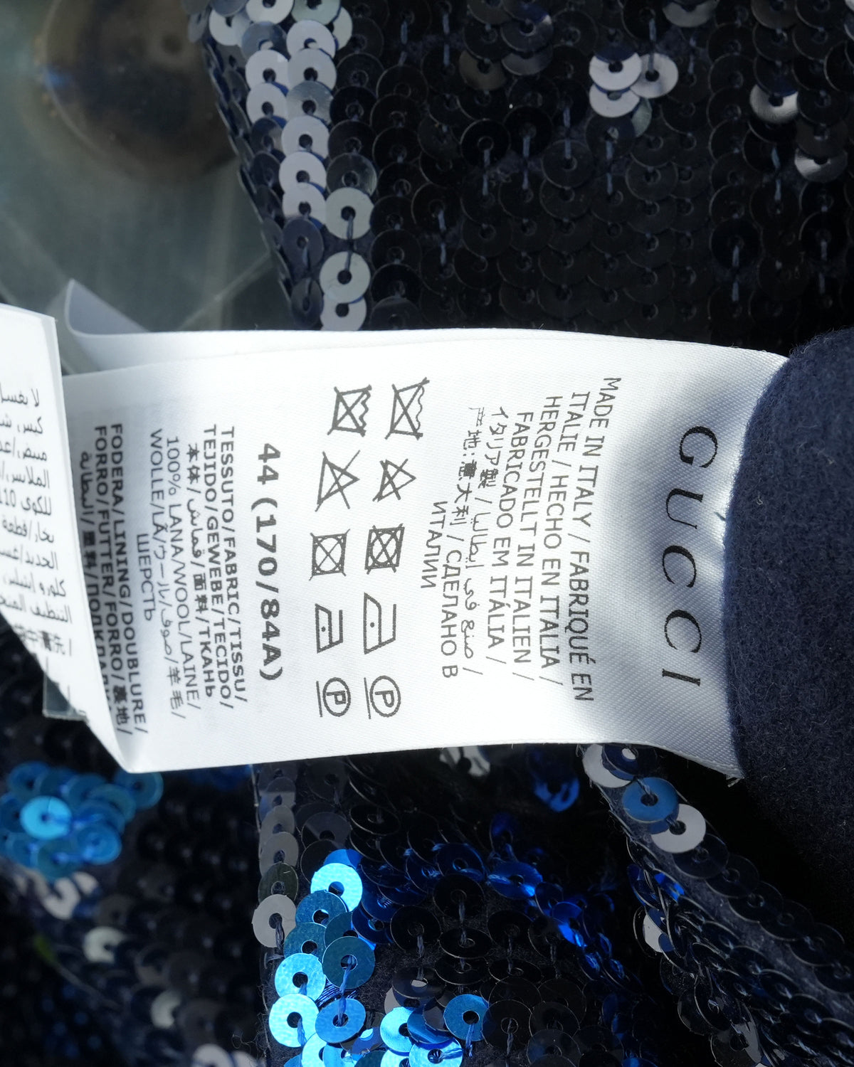 GG Monogram Sequin Coat