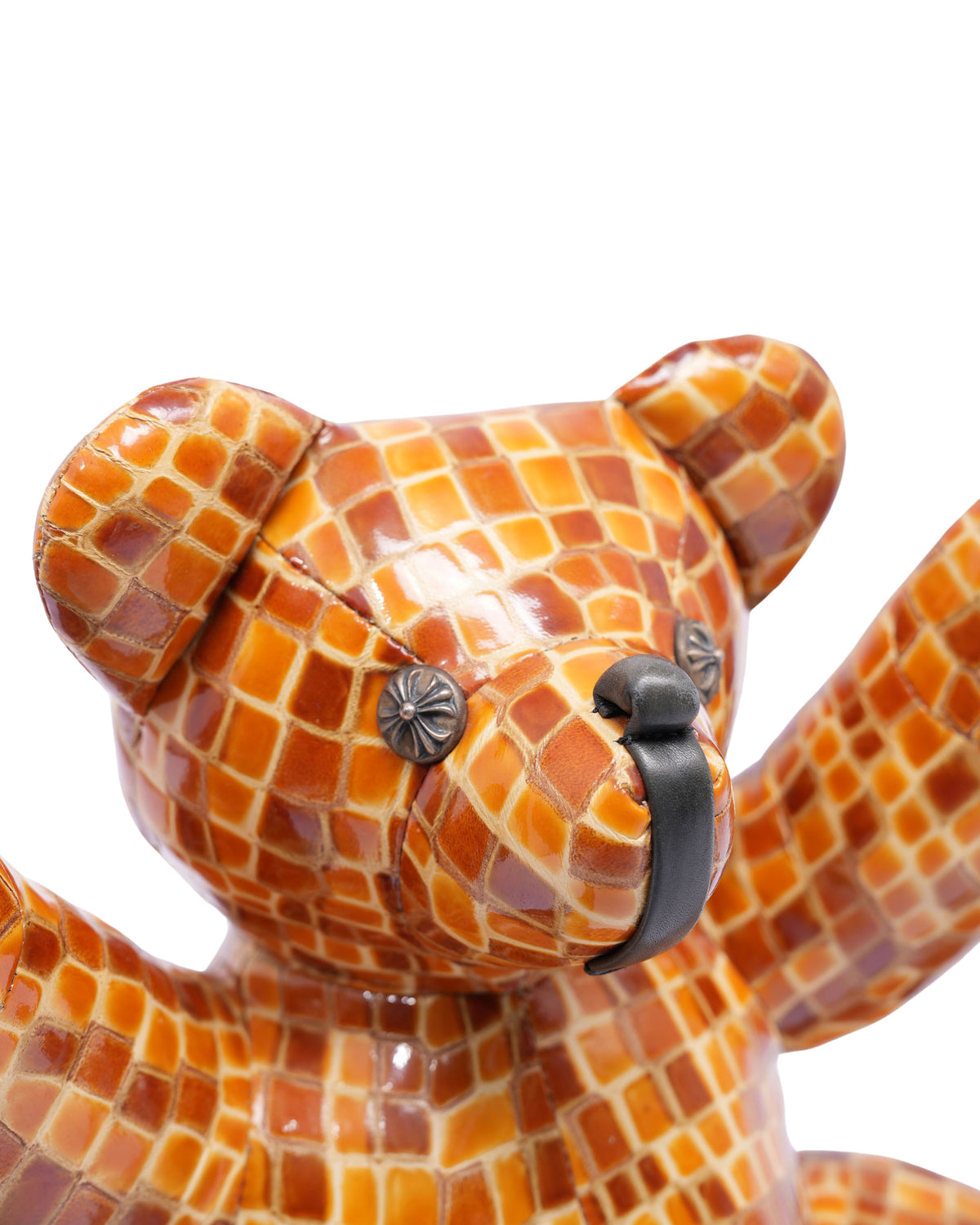 Patent Leather Mosaic Teddy Bear