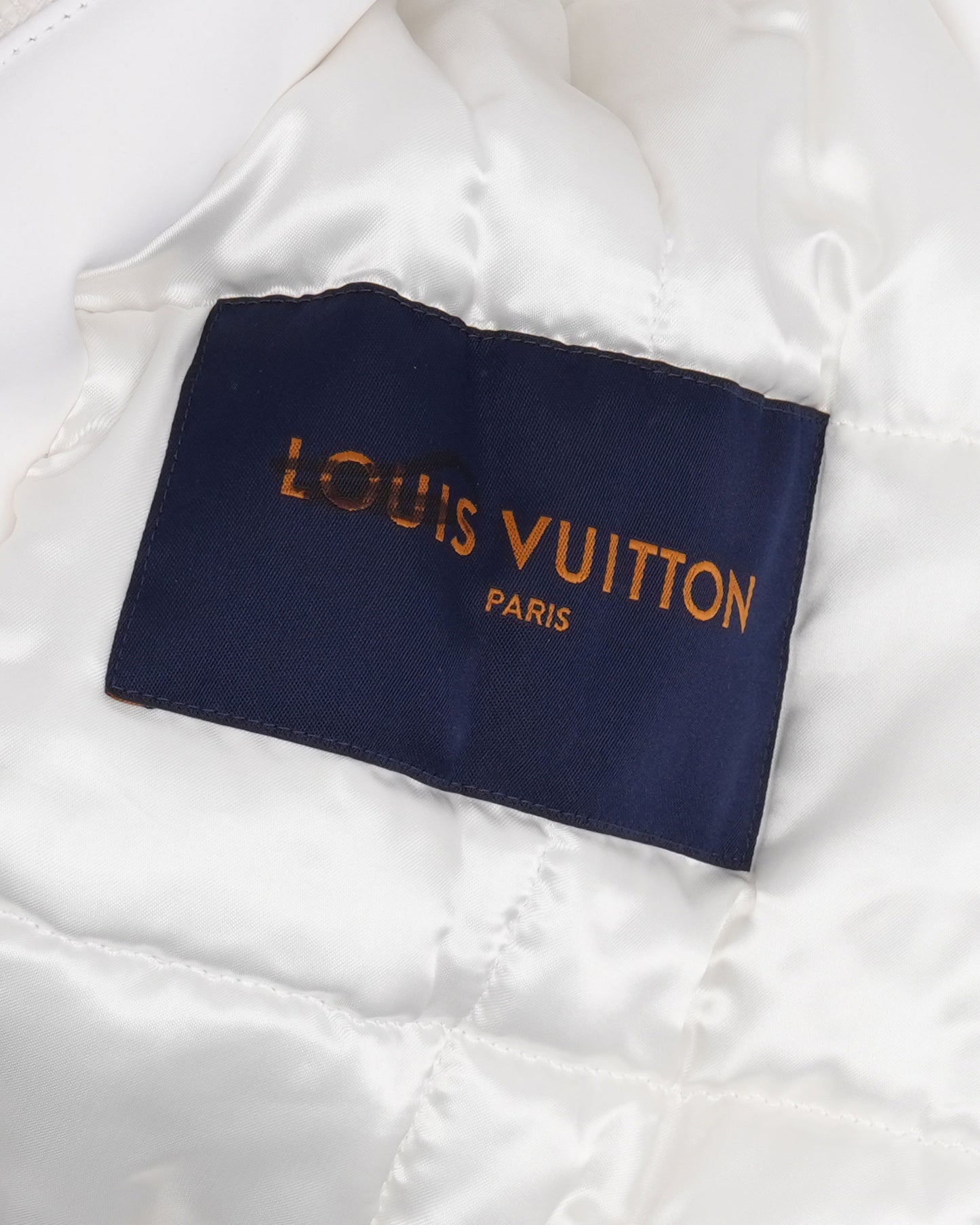 LV Ornaments Leather Blouson Jacket
