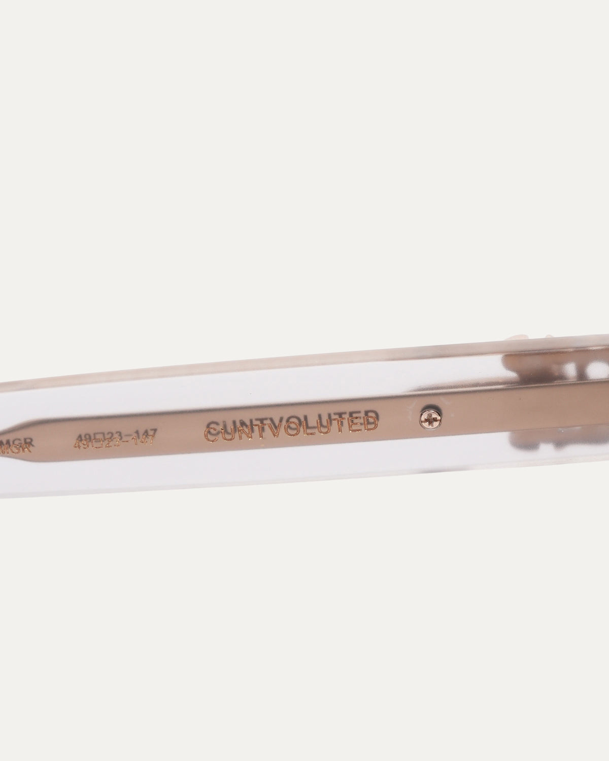 Diamond Cuntvoluted Eyeglasses
